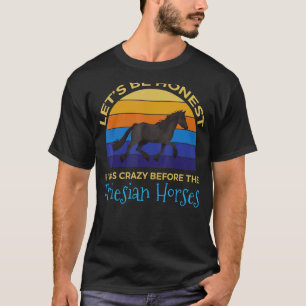 T-shirt Vêtements de cheval frison Grands Chevaux Conce