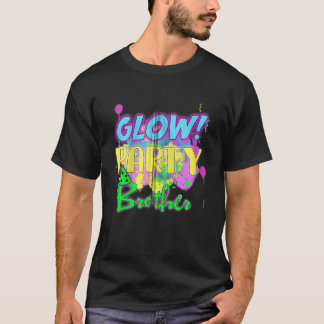 T-shirt Vêtements de fête de lueur Fête de lueur Frère de