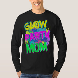 T-shirt Vêtements de fête de lueur fête de lueur maman