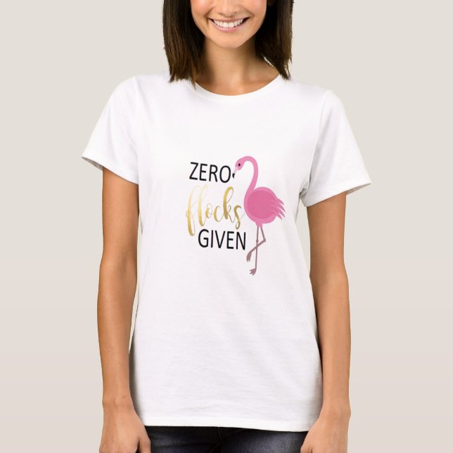 T-shirt Vêtements de Flamant rose (Devant)