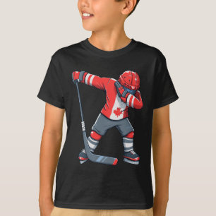 T-shirt Vêtements de hockey sur glace pour garçon amusant