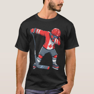 T-shirt Vêtements de hockey sur glace pour garçon amusant