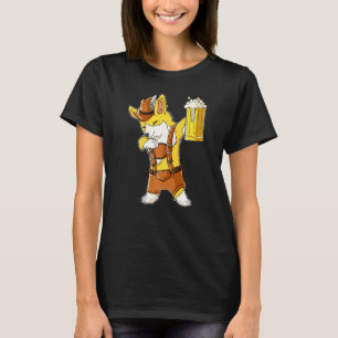 T-shirt Vêtements de la fête de la bière Oktoberfest Corgi