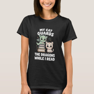 T-shirt Vêtements de lectrice de livre de fantasy mignon c