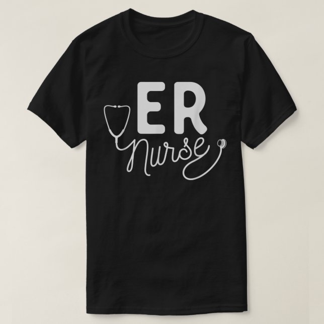 T-shirt Vêtements de l'infirmière - infirmière de salle d' (Design devant)