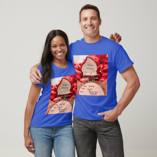 T-shirt Vêtements de mariage en image textuelle Couple Top