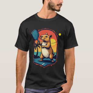 T-shirt Vêtements de marque Capybara Pickleball Club Logo 