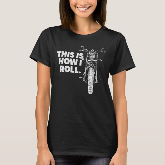 T-shirt Vêtements de moto - Moto (Devant)