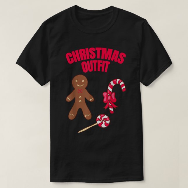 T-shirt Vêtements de Noël Pain d'épice homme boulangerie S (Design devant)