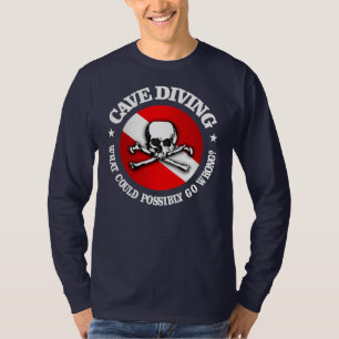 T-shirt Vêtements de plongée sous-marine (Crâne)