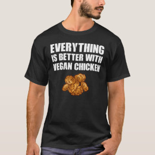 T-shirt Vêtements de poulet végan Unique Design végans