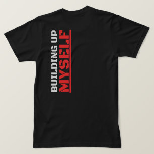 T-shirt Vêtements de rue graphiques de gym pour se constru