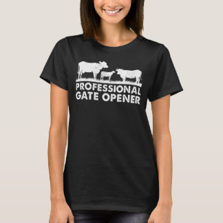 T-shirt Vêtements de vache à ouverture de porte profession