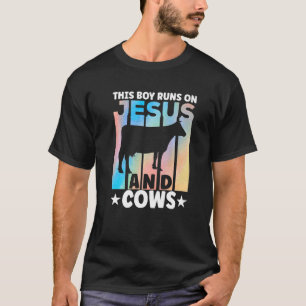 T-shirt Vêtements de vache agriculteur amateur de vaches p