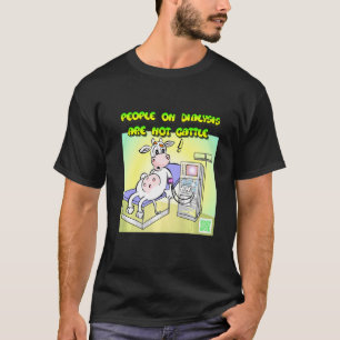 T-shirt Vêtements de vache de dialyse