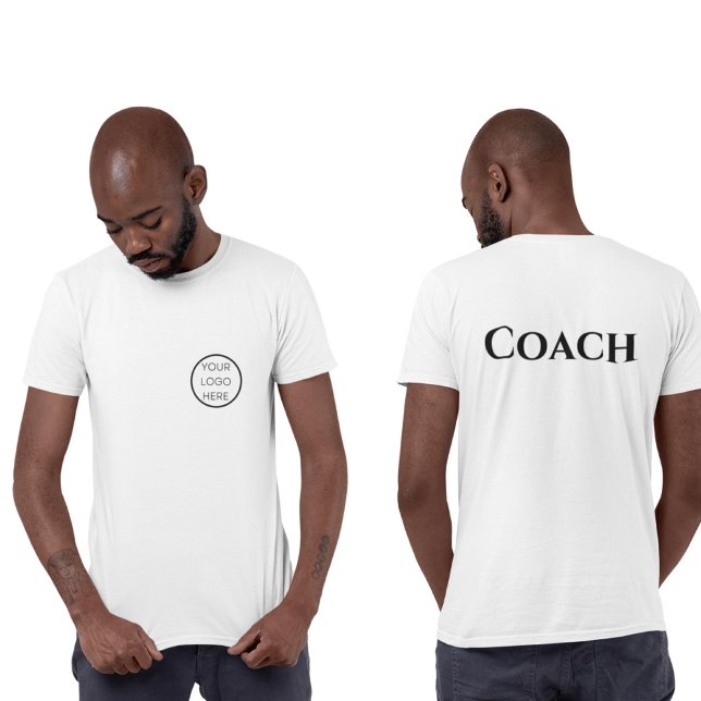 T-shirt Vêtements d'entraîneurs personnalisés Votre logo p (Créateur téléchargé)