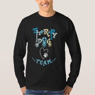 T-shirt Vêtements d'équipe de chien de thérapie pour anima