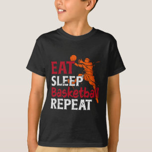T-shirt Vêtements Drôle Sketll Manger Dormir Sketll Répéte