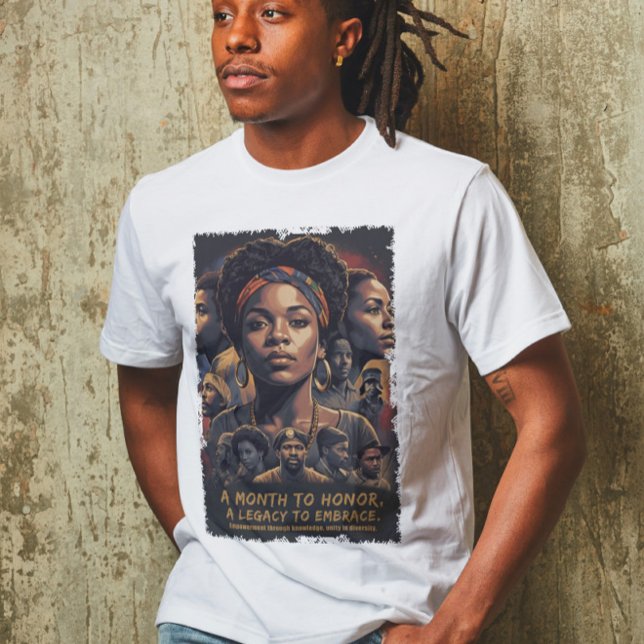 T-shirt Vêtements du mois de l'histoire noire (Créateur téléchargé)