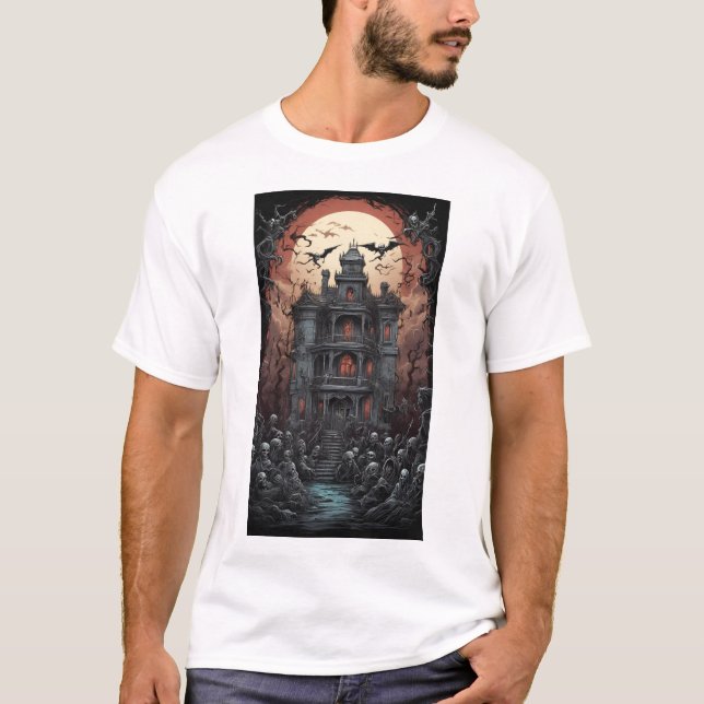 T-shirt Vêtements en métal hantés : Libérez les esprits (Devant)
