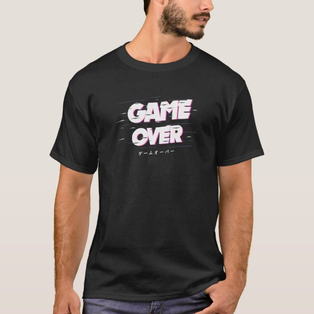 T-shirt Vêtements esthétiques Jeu de Vêtements Emo Sur Le  (Devant)