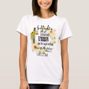 T-shirt Vêtements Force Dignité Ado GODDAUGHTER Citation
