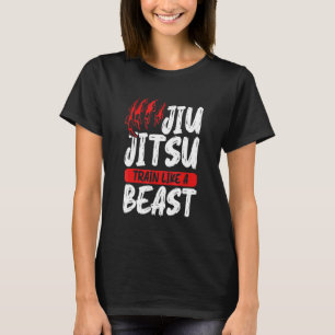 T-shirt Vêtements Graphiques Jiu Jitsu Jiu Jitsu Entraînez