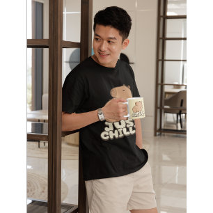 T-shirt Vêtements mignons et relaxants sur le thème des an
