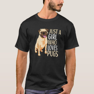 T-shirt Vêtements pour chien Pug pour filles et femmes pro