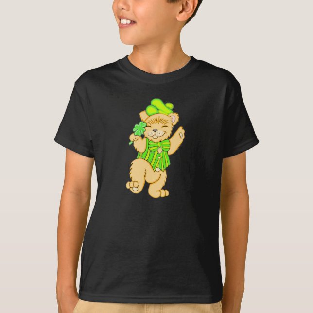 T-shirt Vêtements pour enfants d'ours irlandais (Devant)