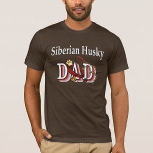 T-shirt Vêtements pour papa husky sibérien