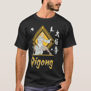 T-shirt Vêtements Qi Gong pour les exercices Tai Chi avec 