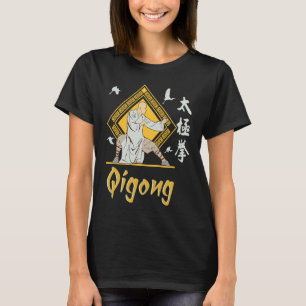 T-shirt Vêtements Qi Gong pour les exercices Tai Chi avec 