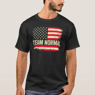 T-shirt Vêtements Rétro Vintage Drapeau Usa Team Normal
