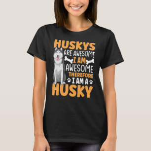 T-shirt Vêtements Sibériens Husky Chig Pour Propriétaire H