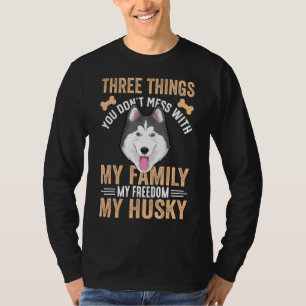 T-shirt Vêtements Sibériens Husky Chig Pour Propriétaire H