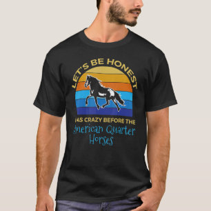T-shirt Vêtements Vintage Cheval de Quartier Américain Équ