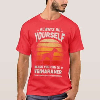 T-shirt Vêtements Weimaraner Pour Humains Ami Hommes Femme