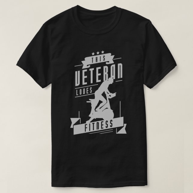 T-shirt Vétéran Aime Fitness (Design devant)