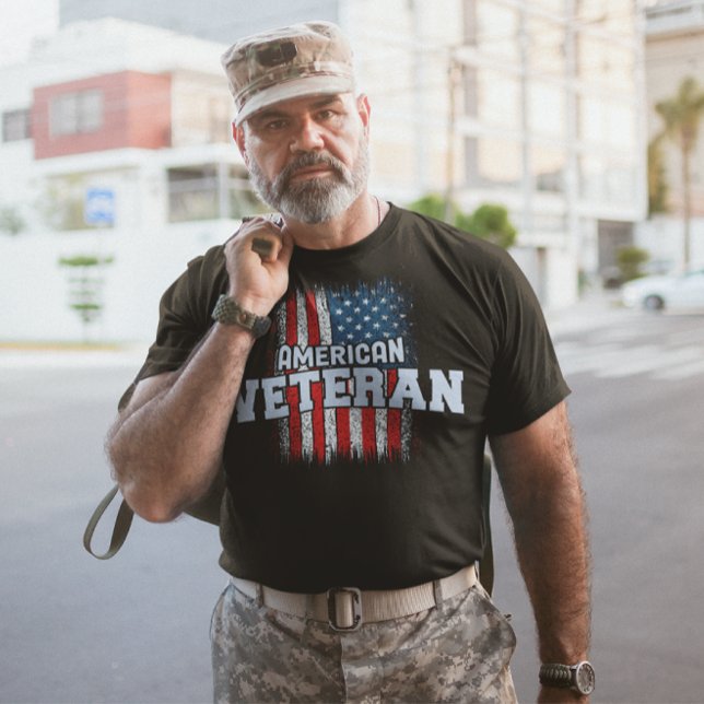 T-shirt Vétéran américain (Créateur téléchargé)
