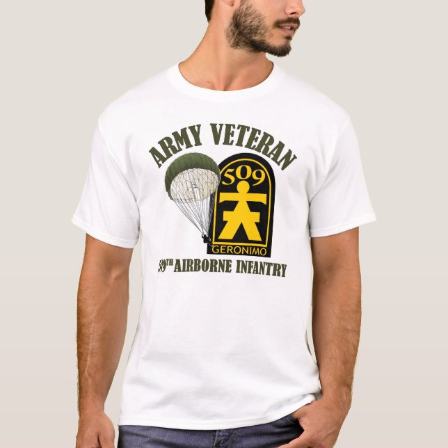 T-shirt Vétéran d'armée - 509th PIR (Devant)