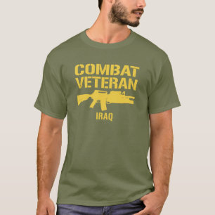 T-shirt Vétéran de combat de l'IRAK