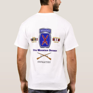 T-shirt Vétéran de la 10e division de montagne en Irak et