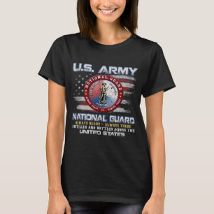 T-shirt Vétéran de la Garde nationale toujours prêt là V