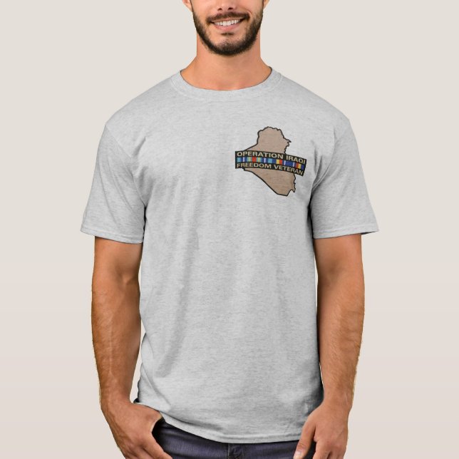 T-SHIRT VÉTÉRAN DE LIBERTÉ DE L'IRAK (Devant)