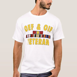 T-shirt Vétéran d'OEF et d'OIF - logo avant