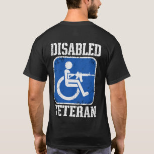 T-shirt Vétéran Handicapé Foncé