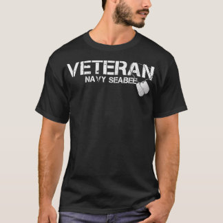T-shirt Vétéran Navy Seabee Shirt, U.S. Vétérinaire cadeau