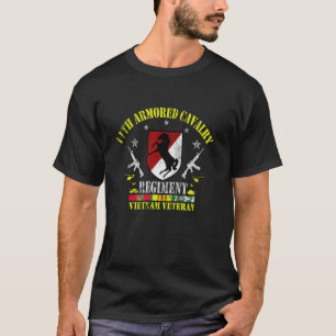 T-shirt Vétéran patriotique de la 11e cavalerie blindée du