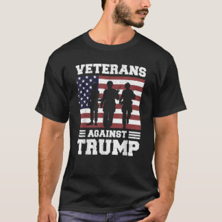 T-shirt Vétérans contre Trump Conception cadeau T Shirt